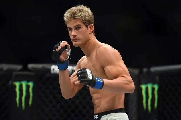 Sage Northcutt in a fighting stance