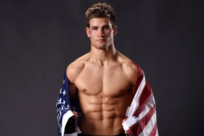 Sage Northcutt holding an American flag